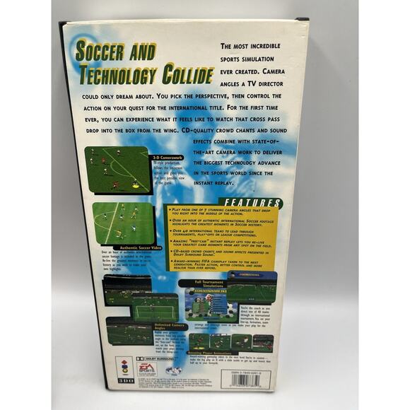 FIFA International Soccer (3DO, 1994) Complete In Box Tested - Picture 4 of 8